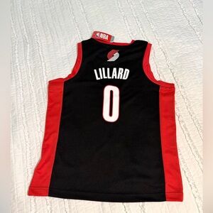 Damian Lilliard Youth Portland Trail Blazers Jersey Size Large NBA #0 Basketball